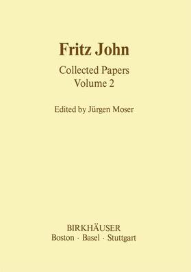 Moser |  Fritz John Collected Papers | Buch |  Sack Fachmedien