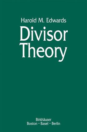Edwards |  Divisor Theory | Buch |  Sack Fachmedien