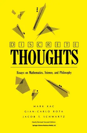 Kac / Schwartz / Rota |  Discrete Thoughts | Buch |  Sack Fachmedien