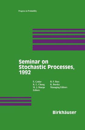 Cinlar / Chung / Sharpe |  Seminar on Stochastic Processes, 1992 | Buch |  Sack Fachmedien