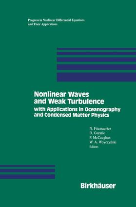 FITZMAURICE / GURARIE / MCCAUGHAN |  Nonlinear Waves and Weak Turbulence | Buch |  Sack Fachmedien