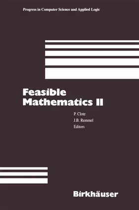 Clote / Remmel |  Feasible Mathematics II | Buch |  Sack Fachmedien