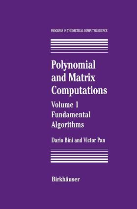 Pan / Bini |  Polynomial and Matrix Computations | Buch |  Sack Fachmedien