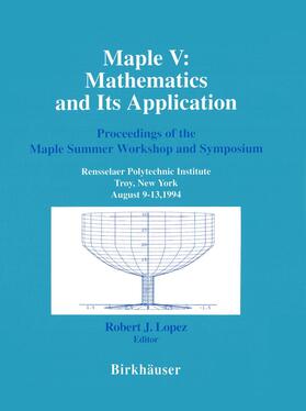 Lopez |  Maple V: Mathematics and its Applications | Buch |  Sack Fachmedien
