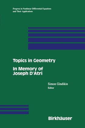 Gindikin |  Topics in Geometry | Buch |  Sack Fachmedien