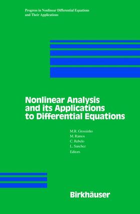 Grossinho / Sanchez / Ramos |  Nonlinear Analysis and its Applications to Differential Equations | Buch |  Sack Fachmedien