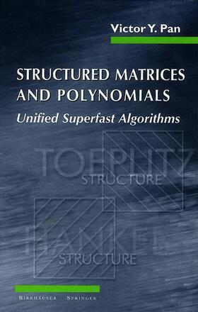Pan |  Structured Matrices and Polynomials | Buch |  Sack Fachmedien
