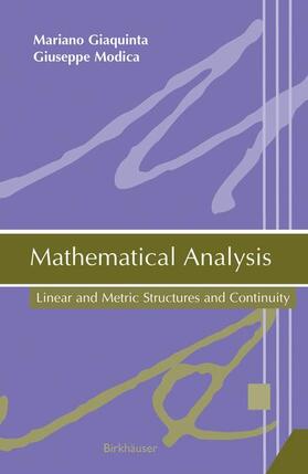 Giaquinta / Modica |  Mathematical Analysis | Buch |  Sack Fachmedien