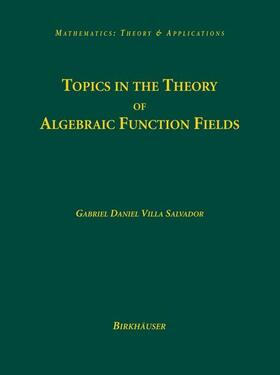 Villa Salvador |  Topics in the Theory of Algebraic Function Fields | Buch |  Sack Fachmedien