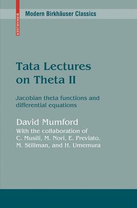 Mumford |  Tata Lectures on Theta II | Buch |  Sack Fachmedien