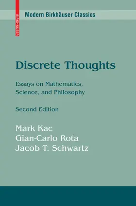 Kac / Rota / Schwartz |  Discrete Thoughts | eBook | Sack Fachmedien