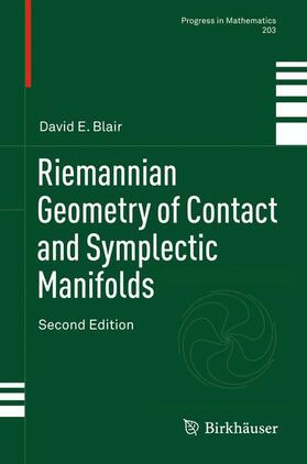 Blair |  Riemannian Geometry of Contact and Symplectic Manifolds | Buch |  Sack Fachmedien