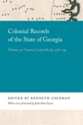 Coleman |  Colonial Records of the State of Georgia | Buch |  Sack Fachmedien