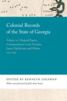 Coleman |  Colonial Records of the State of Georgia | Buch |  Sack Fachmedien
