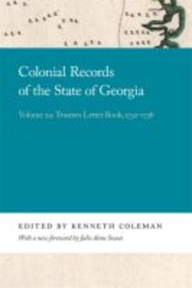 Colonial Records of the State of Georgia | Buch | 978-0-8203-5923-6 | sack.de