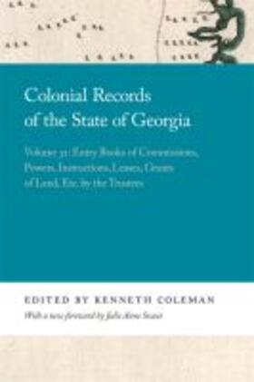 Coleman |  Colonial Records of the State of Georgia | Buch |  Sack Fachmedien