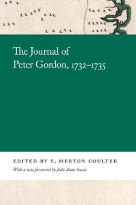 Coulter |  The Journal of Peter Gordon, 1732–1735 | eBook | Sack Fachmedien