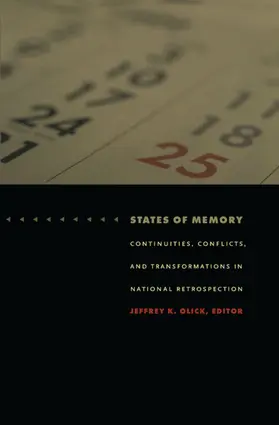 Olick / Adams / Steinmetz |  States of Memory | eBook | Sack Fachmedien