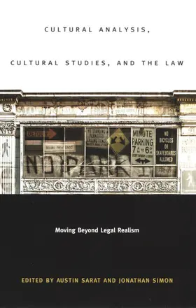 Sarat / Simon |  Cultural Analysis, Cultural Studies, and the Law | eBook | Sack Fachmedien