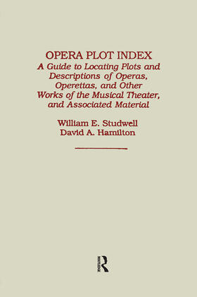 Hamilton / Studwell |  Opera Plot Index | Buch |  Sack Fachmedien