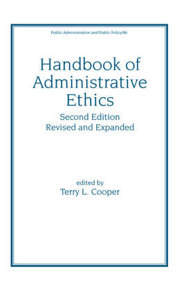 Cooper |  Handbook of Administrative Ethics | Buch |  Sack Fachmedien