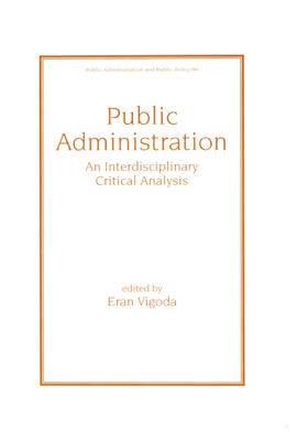 Vigoda-Gadot |  Public Administration | Buch |  Sack Fachmedien
