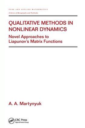 Martynyuk |  Qualitative Methods in Nonlinear Dynamics | Buch |  Sack Fachmedien