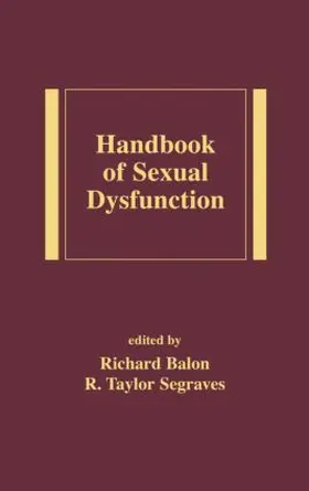 Balon / Segraves |  Handbook of Sexual Dysfunction | Buch |  Sack Fachmedien