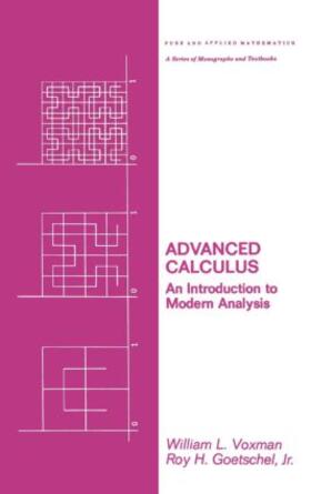 Voxman |  Advanced Calculus | Buch |  Sack Fachmedien