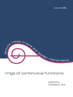 Aull |  Rings of Continuous Functions | Buch |  Sack Fachmedien