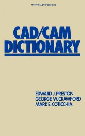 Preston |  CAD/CAM Dictionary | Buch |  Sack Fachmedien