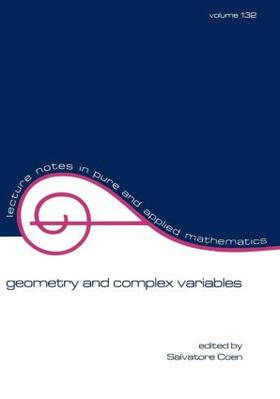 Coen |  Geometry and Complex Variables | Buch |  Sack Fachmedien