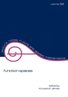 Jarov |  Function Spaces | Buch |  Sack Fachmedien