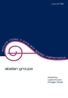 Fuchs / Gobel |  Abelian Groups | Buch |  Sack Fachmedien
