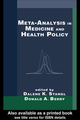 Stangl / Berry |  Meta-Analysis in Medicine and Health Policy | Buch |  Sack Fachmedien