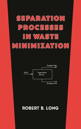 Long |  Separation Processes in Waste Minimization | Buch |  Sack Fachmedien