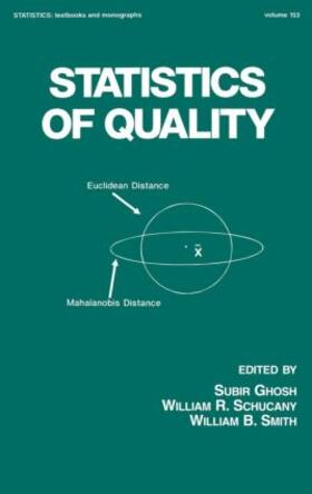 Ghosh / Schucany / Smith |  Statistics of Quality | Buch |  Sack Fachmedien