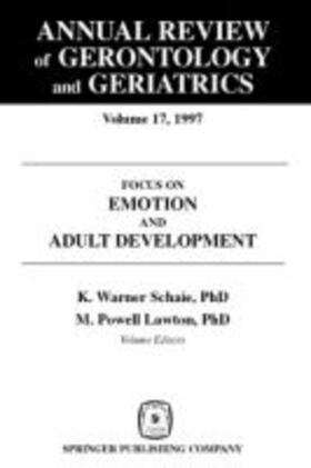 Schaie / Lawton |  Annual Review of Gerontology and Geriatrics, Volume 17, 1997 | Buch |  Sack Fachmedien
