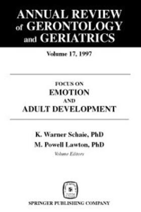 Schaie |  Annual Review of Gerontology and Geriatrics, Volume 17, 1997 | eBook | Sack Fachmedien