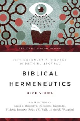 Porter / Stovell |  Biblical Hermeneutics | eBook | Sack Fachmedien