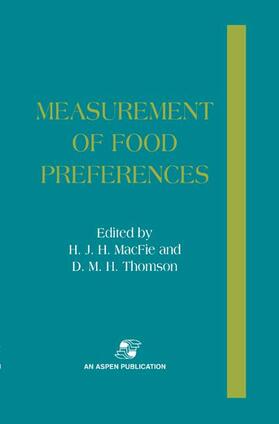 Thomson / MacFie |  Measurement of Food Preferences | Buch |  Sack Fachmedien