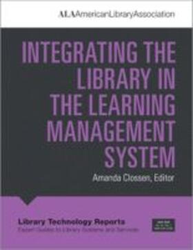  Integrating the Library in the Learning Management System | Buch |  Sack Fachmedien