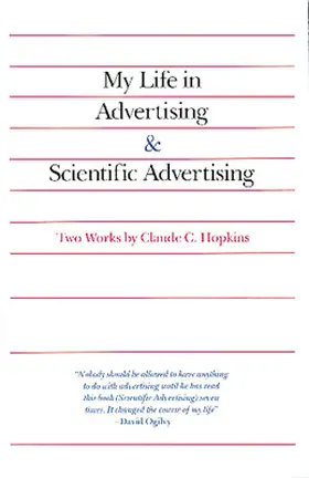 Hopkins |  My Life in Advertising and Scientific Advertising | Buch |  Sack Fachmedien