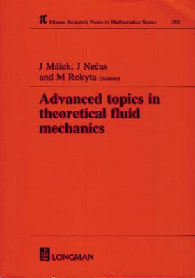 Malek / Necas / Rokyta |  Advanced Topics in Theoretical Fluid Mechanics | Buch |  Sack Fachmedien