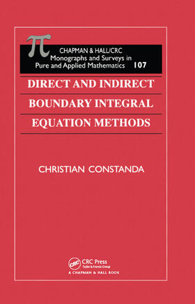 Constanda |  Direct and Indirect Boundary Integral Equation Methods | Buch |  Sack Fachmedien