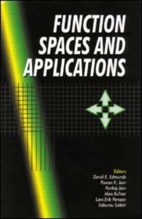 Edmunds / Jain / Kufner | Function Spaces and Applications | Buch | 978-0-8493-0938-0 | sack.de