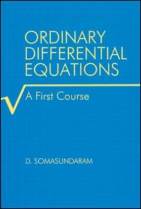 Somasundaram |  Ordinary Differential Equations | Buch |  Sack Fachmedien