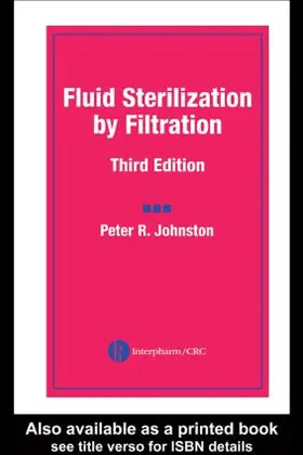 Johnston |  Fluid Sterilization by Filtration | Buch |  Sack Fachmedien