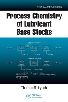 Lynch |  Process Chemistry of Lubricant Base Stocks | Buch |  Sack Fachmedien