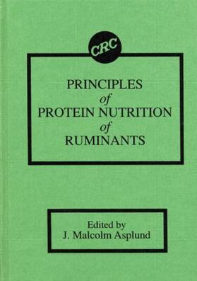 Asplund |  Principles of Protein Nutrition of Ruminants | Buch |  Sack Fachmedien